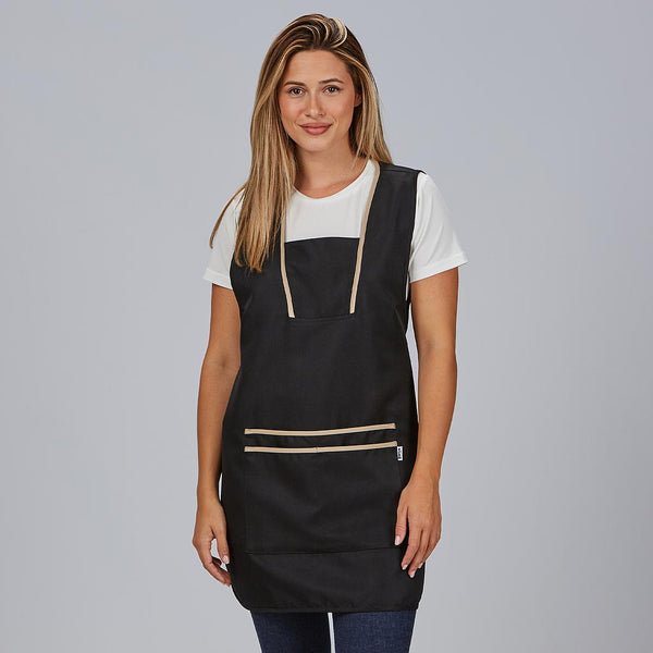 Avental Duplo Bromelia-Preto - 001-UD-RAG-Tailors-Fardas-e-Uniformes-Vestuario-Pro