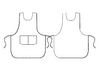 Avental Duplo Colores Básico-RAG-Tailors-Fardas-e-Uniformes-Vestuario-Pro