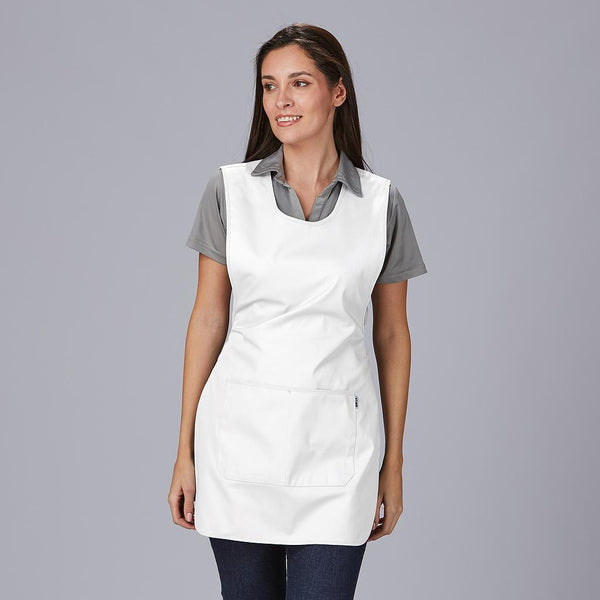 Avental Duplo Colores Básico-Único-Branco - 101-RAG-Tailors-Fardas-e-Uniformes-Vestuario-Pro