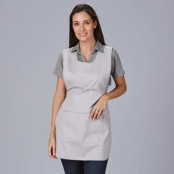 Avental Duplo Colores Básico-Único-Cinza Claro - 117-RAG-Tailors-Fardas-e-Uniformes-Vestuario-Pro