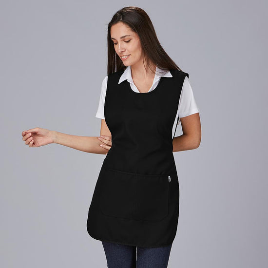 Avental Duplo Colores Básico-Único-Preto - 001-RAG-Tailors-Fardas-e-Uniformes-Vestuario-Pro