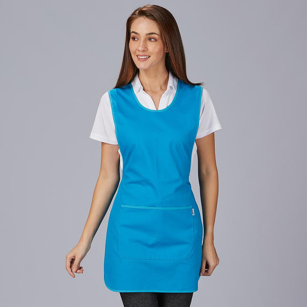 Avental Duplo Colores Básico-Único-Turquesa - 115-RAG-Tailors-Fardas-e-Uniformes-Vestuario-Pro