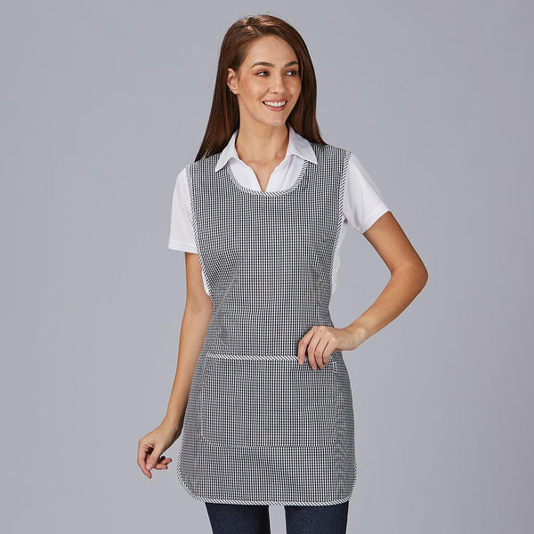 Avental Duplo Colores Básico-Único-VICHY PRETO - 209-RAG-Tailors-Fardas-e-Uniformes-Vestuario-Pro