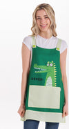 Avental Educadora Crocodilo-Verde-Unico-RAG-Tailors-Fardas-e-Uniformes-Vestuario-Pro