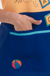 Avental Educadora Infantil Cometa e Foguetes-RAG-Tailors-Fardas-e-Uniformes-Vestuario-Pro