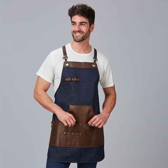 Avental Jeans Ponte Sor-Azul Demin-Único-RAG-Tailors-Fardas-e-Uniformes-Vestuario-Pro