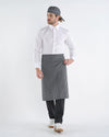 Avental Médio Phoenix em Denim-Risca Preto/cinzento-Único-RAG-Tailors-Fardas-e-Uniformes-Vestuario-Pro