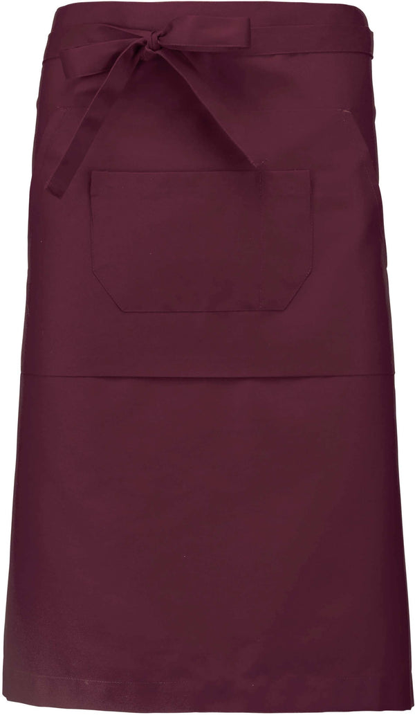Avental Venti poliéster / algodão comprido-Burgundy-Único-RAG-Tailors-Fardas-e-Uniformes-Vestuario-Pro