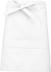 Avental Venti poliéster / algodão de comprimento Médio-Branco-Único-RAG-Tailors-Fardas-e-Uniformes-Vestuario-Pro