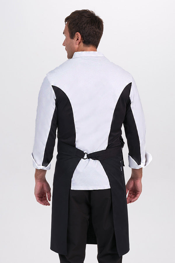 Avental com Peitilho Combinado para Bata de Cozinha-RAG-Tailors-Fardas-e-Uniformes-Vestuario-Pro