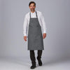 Avental com Peitilho e Reforços em Sarga Reciclada 86x74 cm-Negro-001-UD-RAG-Tailors-Fardas-e-Uniformes-Vestuario-Pro