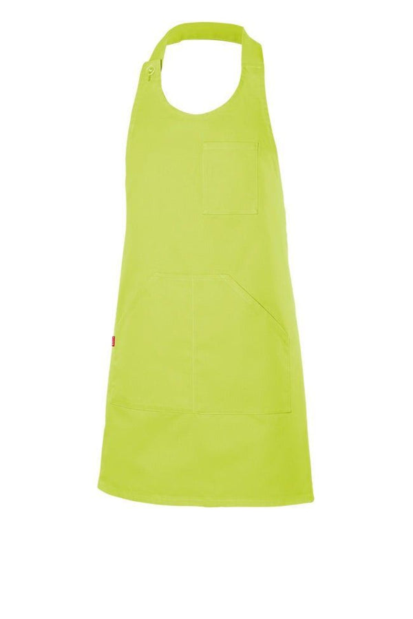 Avental com Peito Abotoado Curto-Amarelo Fluor-Único-RAG-Tailors-Fardas-e-Uniformes-Vestuario-Pro