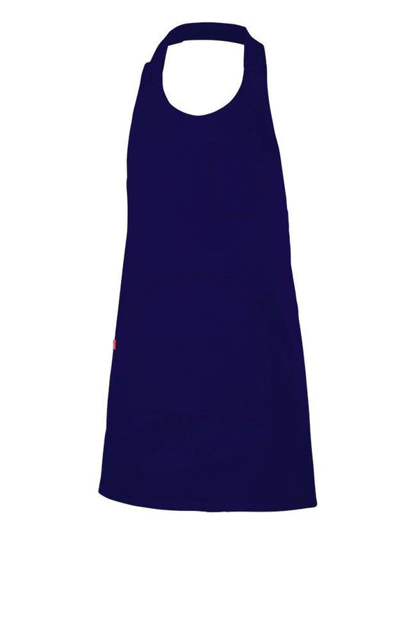 Avental com Peito Abotoado Curto-Azul-Único-RAG-Tailors-Fardas-e-Uniformes-Vestuario-Pro