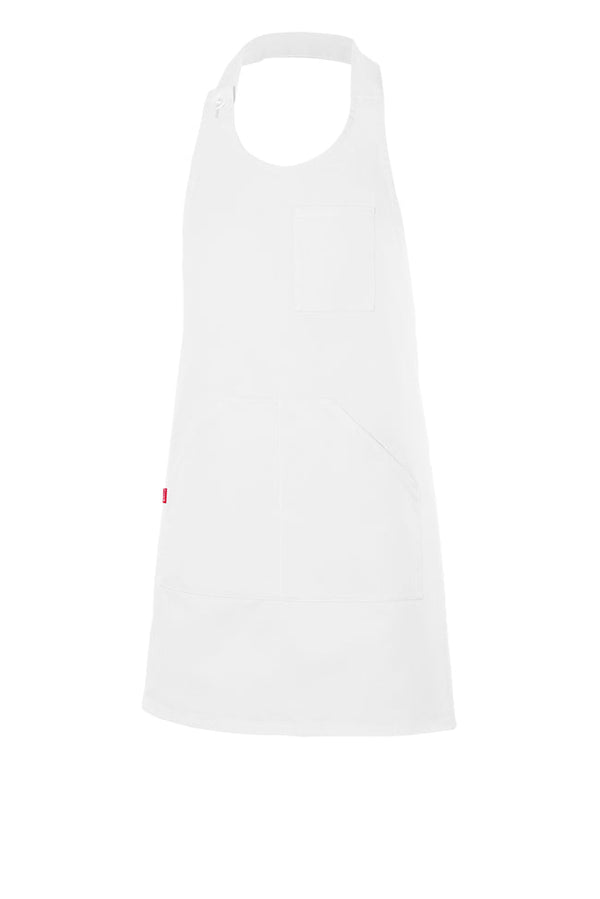Avental com Peito Abotoado Curto-Branco-Único-RAG-Tailors-Fardas-e-Uniformes-Vestuario-Pro