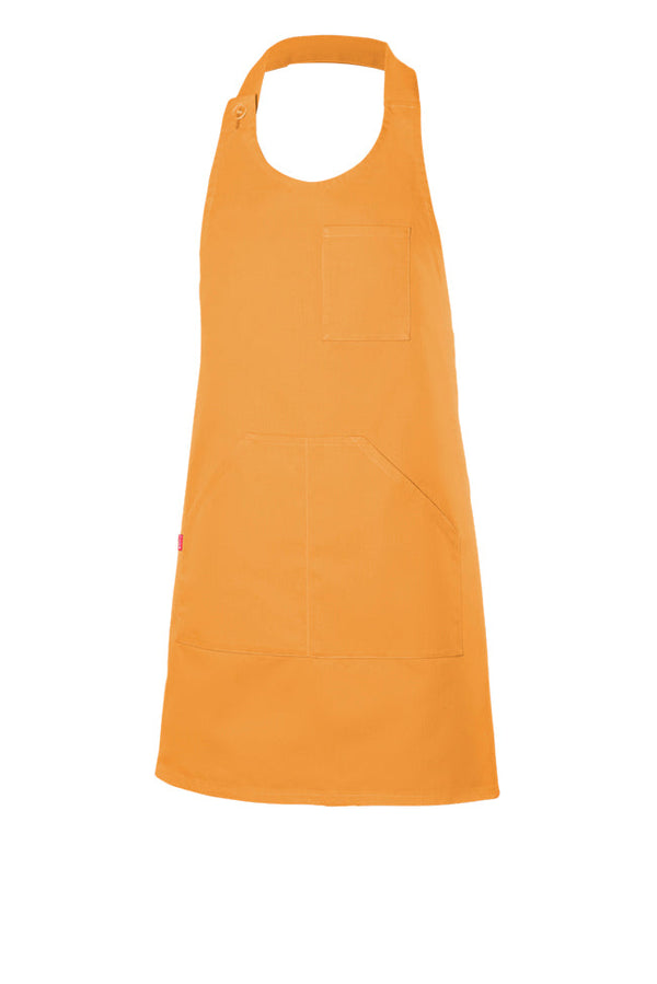 Avental com Peito Abotoado Curto-Laranja Claro-Único-RAG-Tailors-Fardas-e-Uniformes-Vestuario-Pro