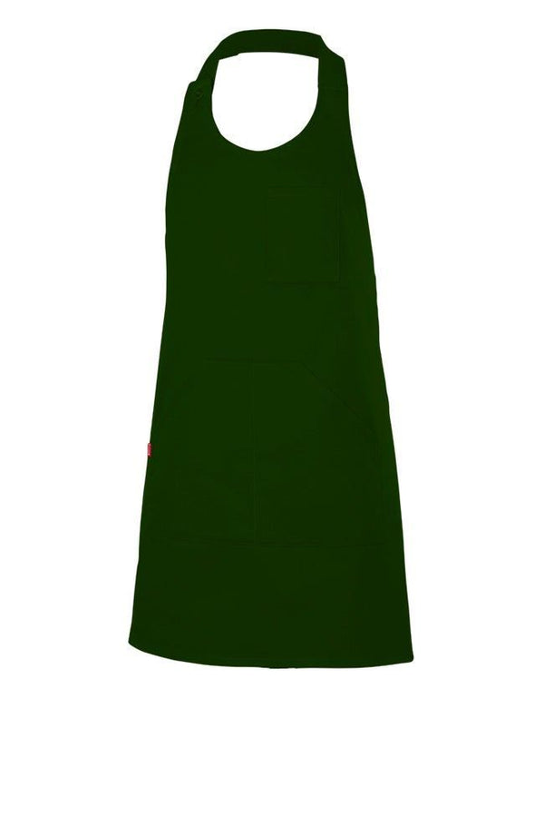 Avental com Peito Abotoado Curto-Verde Bosque-Único-RAG-Tailors-Fardas-e-Uniformes-Vestuario-Pro