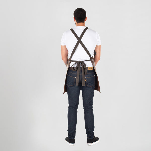 Avental com Peito Arábia em Couro reciclado-RAG-Tailors-Fardas-e-Uniformes-Vestuario-Pro