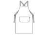 Avental com Peito Gourmet Estampado 92x75 cm-RAG-Tailors-Fardas-e-Uniformes-Vestuario-Pro