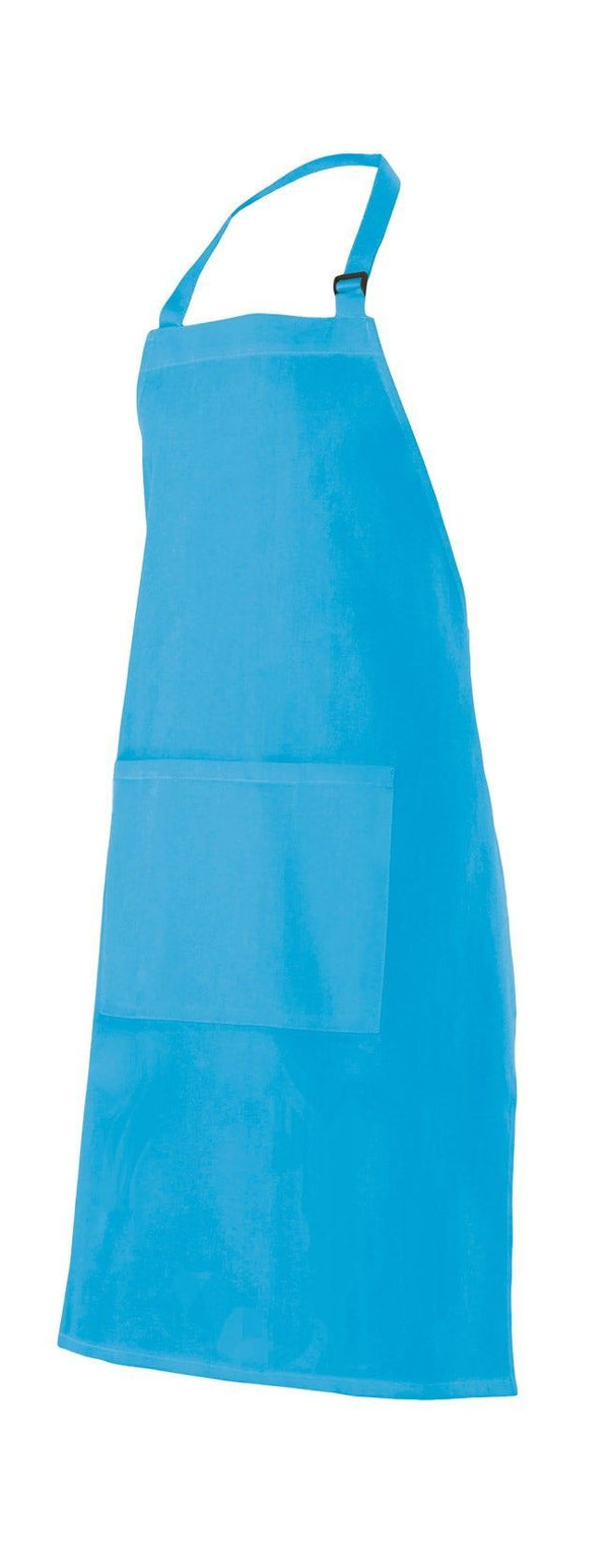 Avental com Peito com Bolso-Turquesa Claro-Único-RAG-Tailors-Fardas-e-Uniformes-Vestuario-Pro