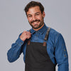 Avental com Peito e Acessórios em Pele 88x74 cm-RAG-Tailors-Fardas-e-Uniformes-Vestuario-Pro