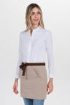 Avental curto com bolso canguru-Bege - 396-Único-RAG-Tailors-Fardas-e-Uniformes-Vestuario-Pro