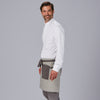Avental curto com bolso e fitas combinadas 45x74cm-RAG-Tailors-Fardas-e-Uniformes-Vestuario-Pro