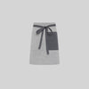 Avental curto com bolso e fitas combinadas 45x74cm-RAG-Tailors-Fardas-e-Uniformes-Vestuario-Pro