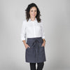 Avental de Cintura c/ Bolsos 50x75 cm em Sarja de Poliéster-Cinza Marengo-608-Único-RAG-Tailors-Fardas-e-Uniformes-Vestuario-Pro