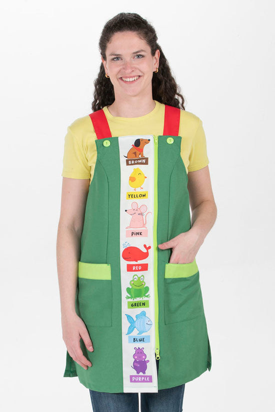 Avental de Educadora Colors-Verde-2XL / (SSG)-RAG-Tailors-Fardas-e-Uniformes-Vestuario-Pro