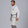 Avental de Peito com Bolso e Fitas Combinadas 88x74 cm-RAG-Tailors-Fardas-e-Uniformes-Vestuario-Pro