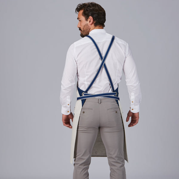 Avental de Peito com Bolso e Fitas Combinadas 88x74 cm-RAG-Tailors-Fardas-e-Uniformes-Vestuario-Pro