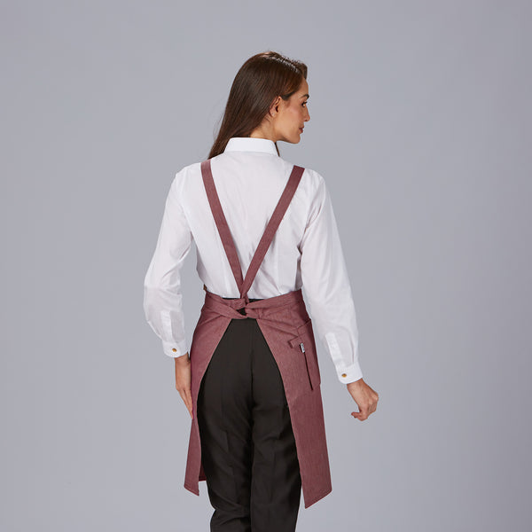Avental de Peito com Bolsos Estilo Carteira em Sarga Reciclada 88x74 cm-RAG-Tailors-Fardas-e-Uniformes-Vestuario-Pro