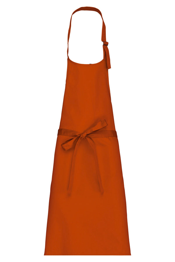 Avental de algodão sem bolso-Burnt Orange-Único-RAG-Tailors-Fardas-e-Uniformes-Vestuario-Pro
