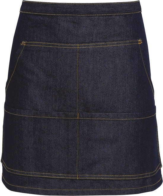 Avental de bar de Four-Indigo Denim-Único-RAG-Tailors-Fardas-e-Uniformes-Vestuario-Pro