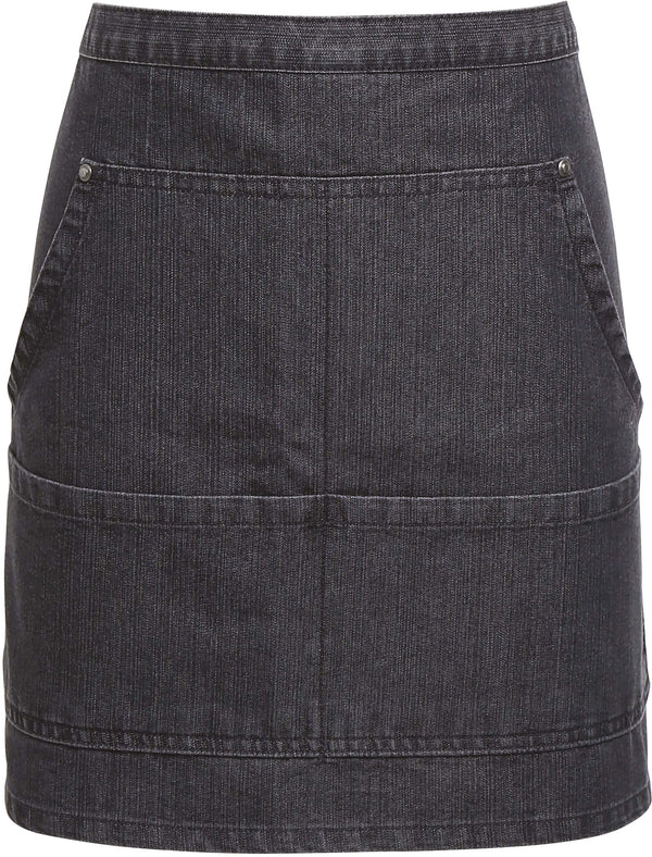 Avental de bar de Four-Preto Denim-Único-RAG-Tailors-Fardas-e-Uniformes-Vestuario-Pro