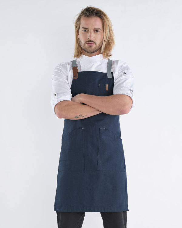 Avental de peito Cruzado Retro-Azul Marinho-Único-RAG-Tailors-Fardas-e-Uniformes-Vestuario-Pro