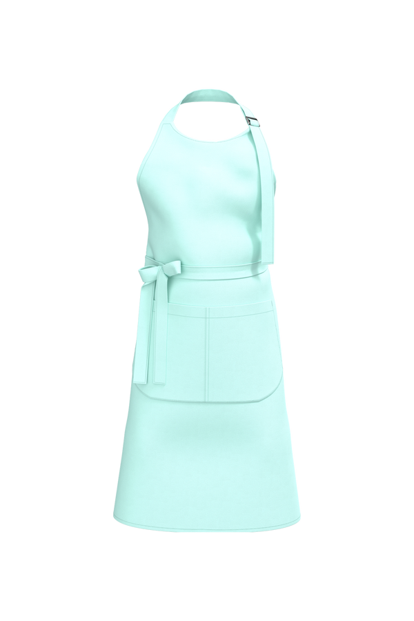 Avental em algodão biológico-Ice Mint-Único-RAG-Tailors-Fardas-e-Uniformes-Vestuario-Pro