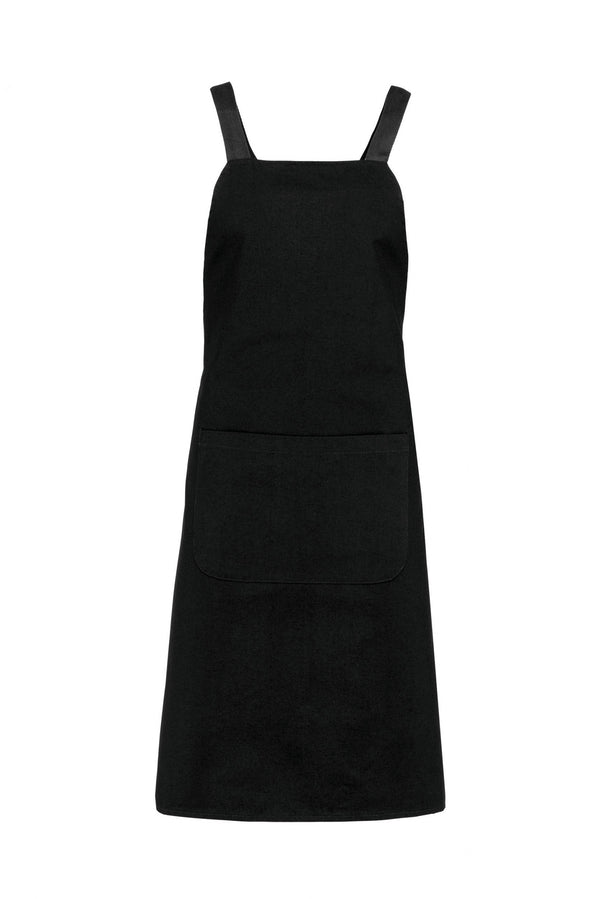 Avental em algodão biológico-Preto-Único-RAG-Tailors-Fardas-e-Uniformes-Vestuario-Pro
