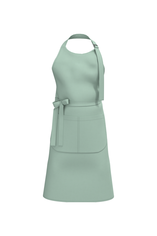 Avental em algodão biológico-Sage-One Size-RAG-Tailors-Fardas-e-Uniformes-Vestuario-Pro
