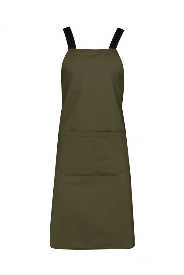 Avental em algodão biológico-Verde Kaki-Único-RAG-Tailors-Fardas-e-Uniformes-Vestuario-Pro