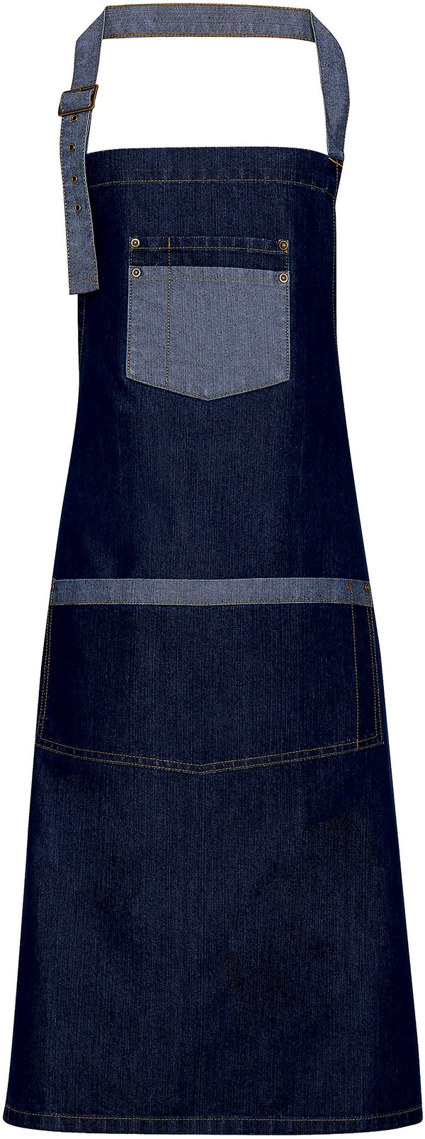 Avental em contraste Jeans-Indigo Denim-Único-RAG-Tailors-Fardas-e-Uniformes-Vestuario-Pro