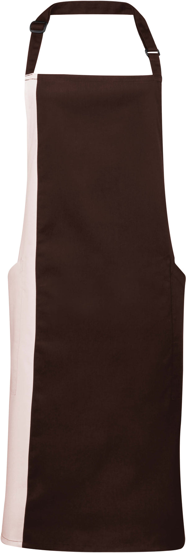Avental longo bicolor-Castanho / Natural-Único-RAG-Tailors-Fardas-e-Uniformes-Vestuario-Pro