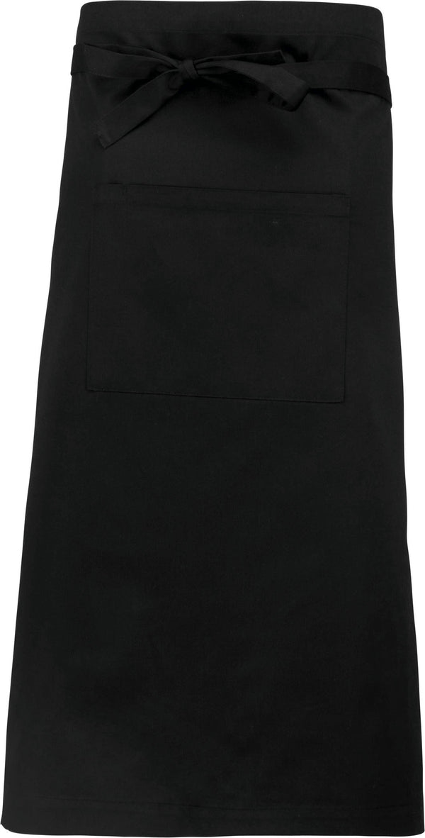 Avental poliéster / algodão extra comprido-Black-Único-RAG-Tailors-Fardas-e-Uniformes-Vestuario-Pro