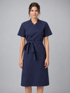 BATA CRUZADA DE MULHER-Azul Marinho-S-RAG-Tailors-Fardas-e-Uniformes-Vestuario-Pro