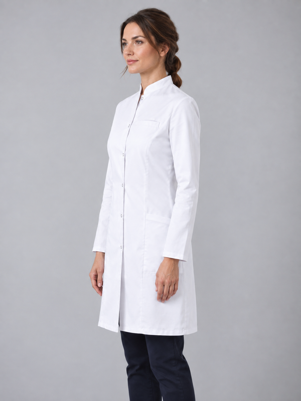 BATA STRETCH GOLA MAO MULHER-RAG-Tailors-Fardas-e-Uniformes-Vestuario-Pro