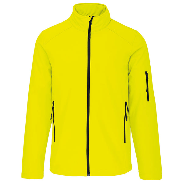 BLUSÃO SOFTSHELL DE HOMEM-Amarelo Fluor-S-RAG-Tailors-Fardas-e-Uniformes-Vestuario-Pro