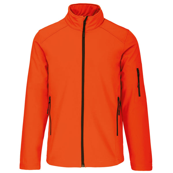BLUSÃO SOFTSHELL DE HOMEM-Laranja Fluor-S-RAG-Tailors-Fardas-e-Uniformes-Vestuario-Pro