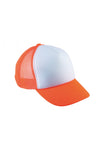 White / Fluorescent Orange