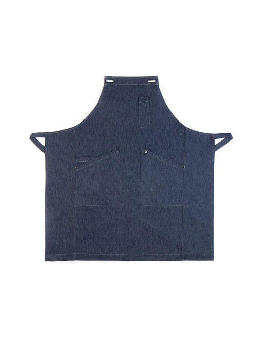 Avental de Peito Boulevard-Blue Denim-Sem tira-Único-RAG-Tailors-Fardas-e-Uniformes-Vestuario-Pro