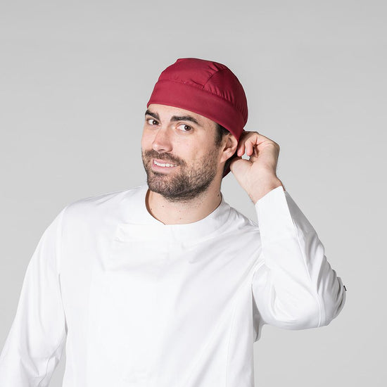 Bandana Pirata Microfibra com Fita de Ajuste-Burdeos-112-UD-RAG-Tailors-Fardas-e-Uniformes-Vestuario-Pro